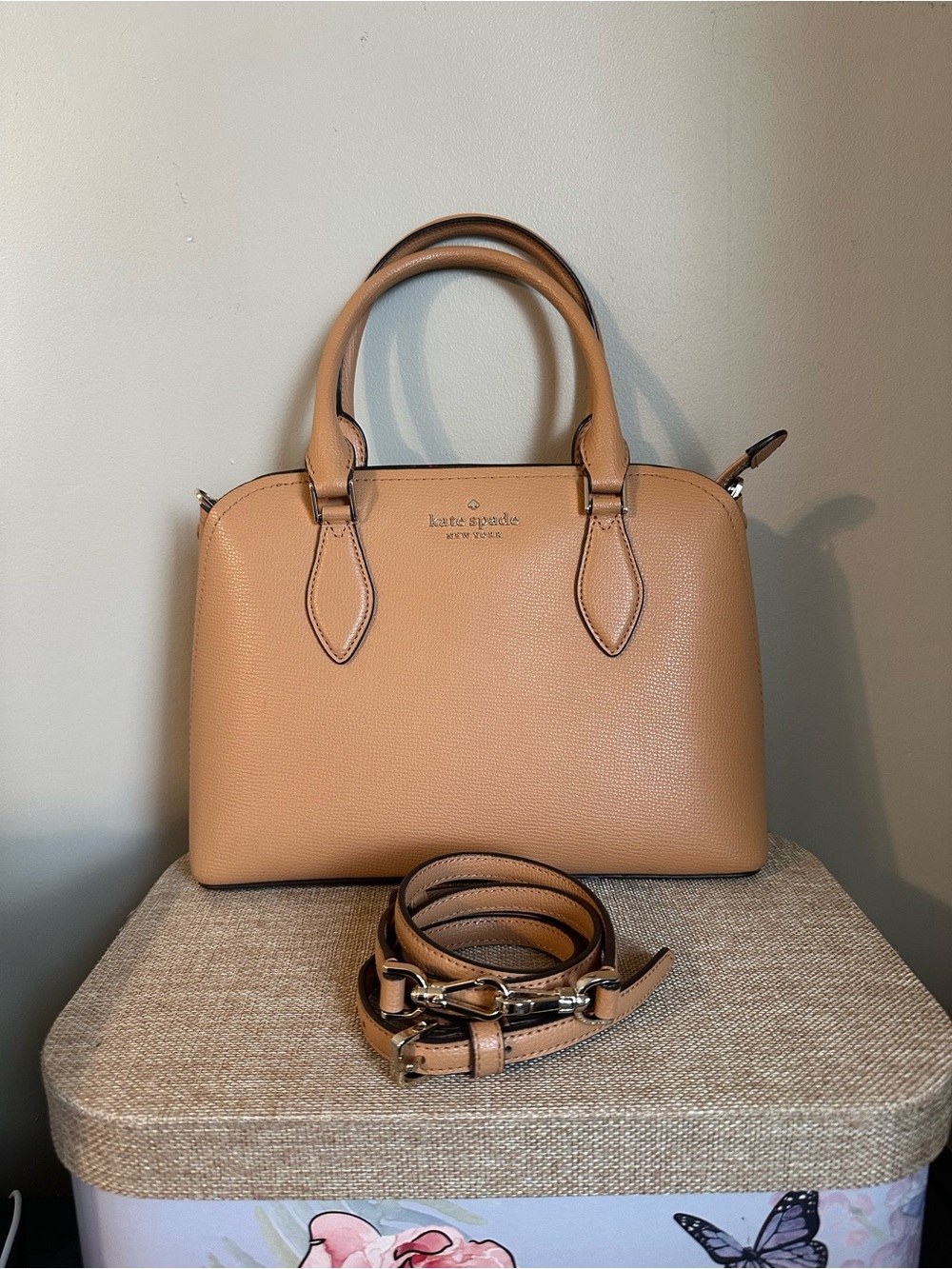 kate spade Nude Darcy Crossbody, Handbag,
